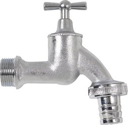 Chrome drain tap, complete, size3/4